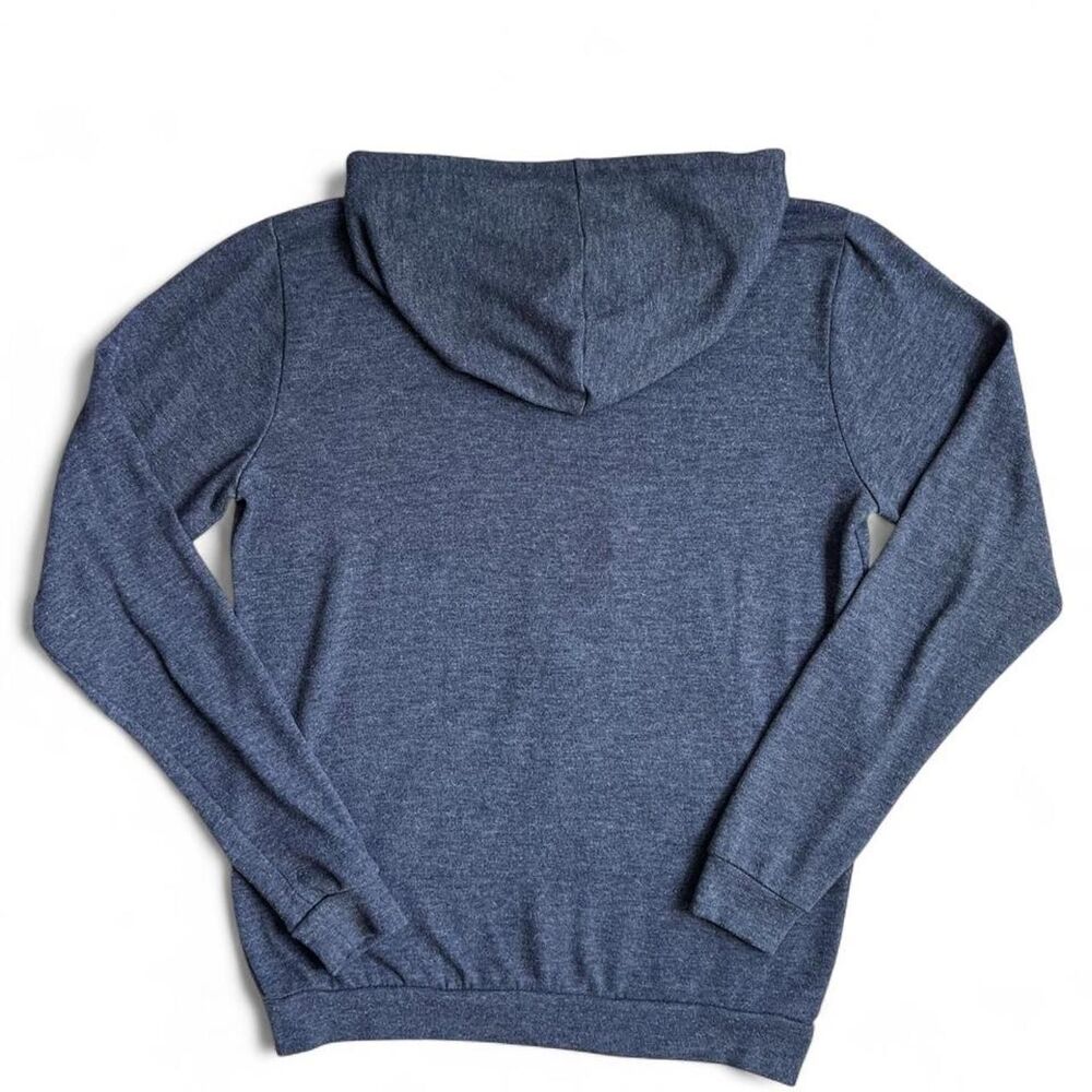Brandy Melville Navy Blue Zip Up Hoodie - Picture 4 of 6